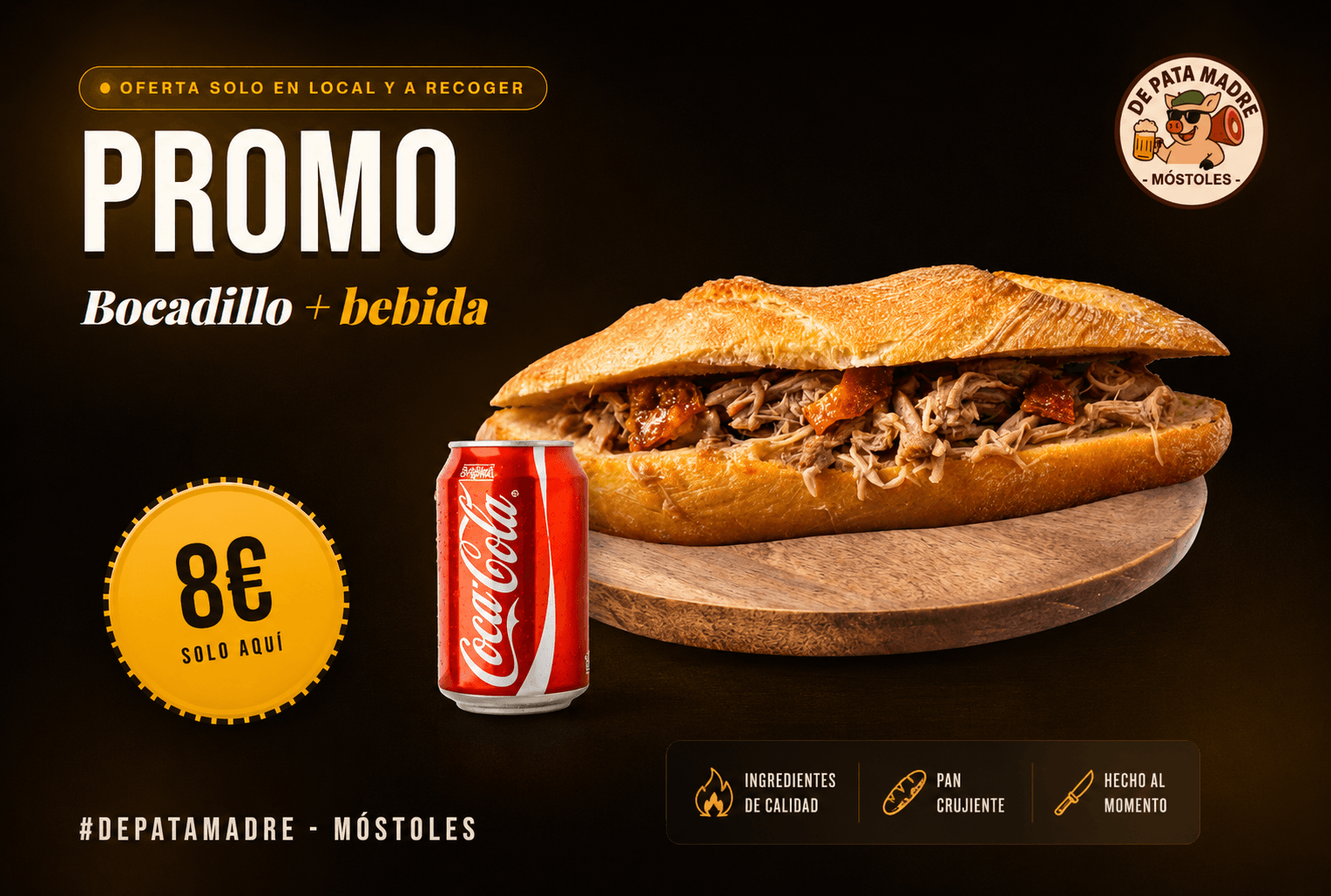 Box de Jamón Asado 6€